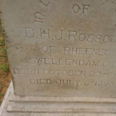 ROSSOUW D.H.J. 1839-1895 