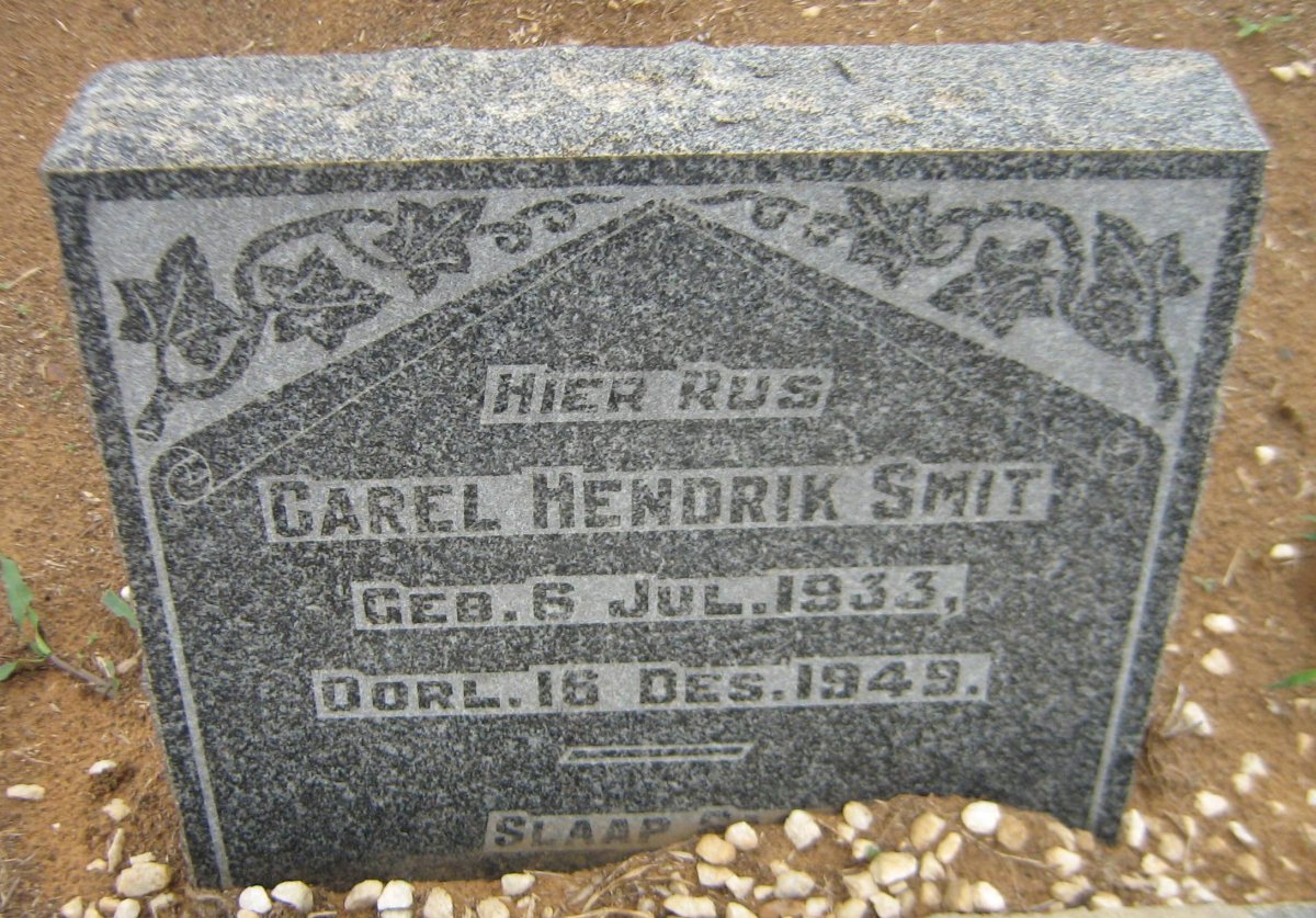 SMIT Carel Hendrik 1933-1949