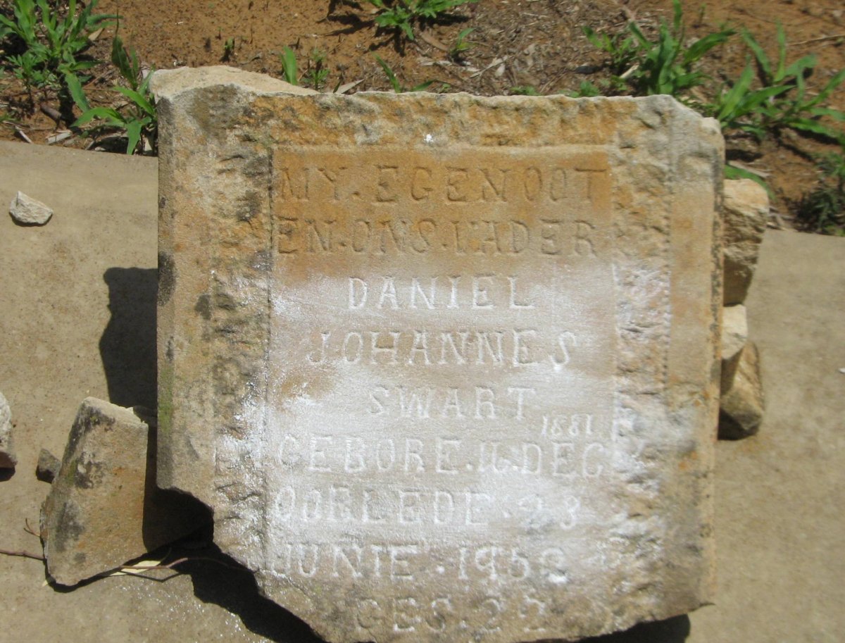 SWART Daniel Johannes 1881-1952