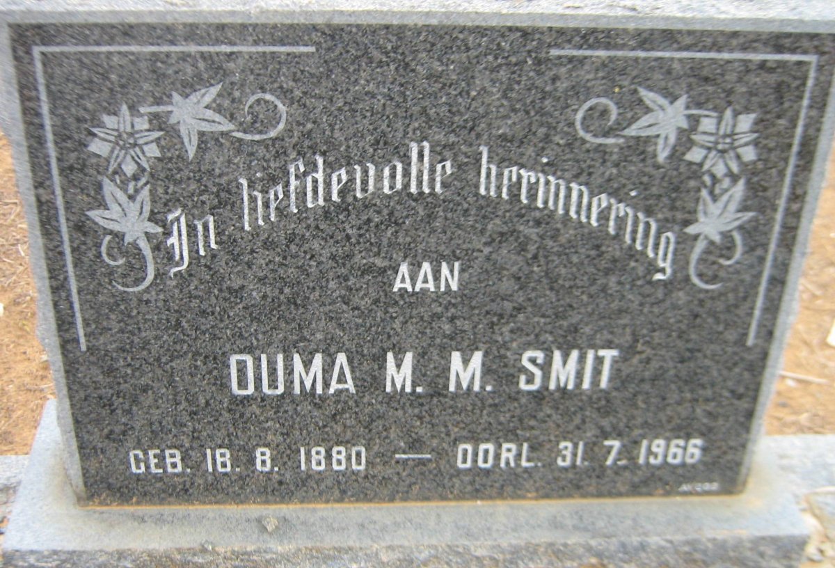 SMIT M.M. 1880-1966