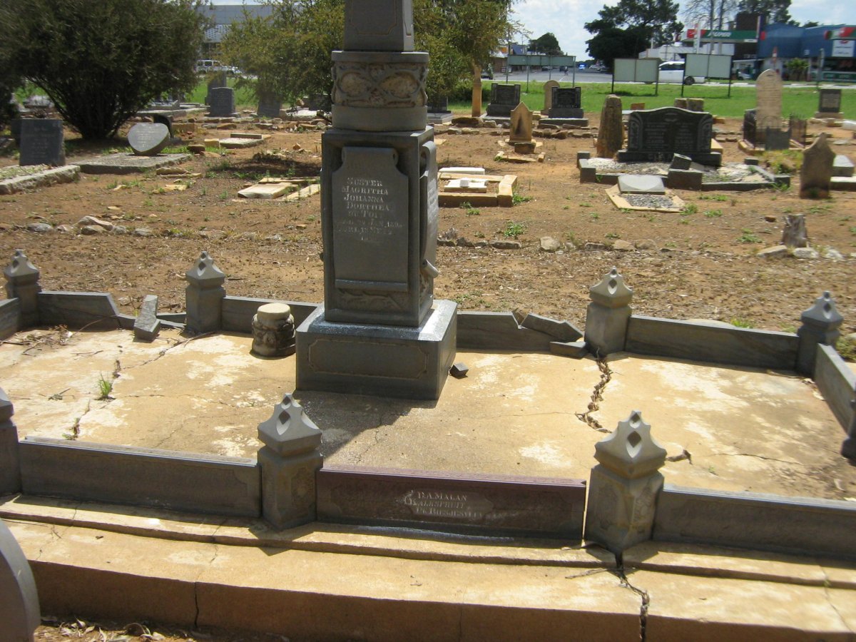 TOIT Chrisstoffel Jacobus, du 1857-1936 &amp; Magritha Johanna Dorothea VILJOEN 1858-1928