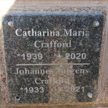 CRAFFORD Johannes Jurgens 1933-2021 & Catharina Maria 1939-2020