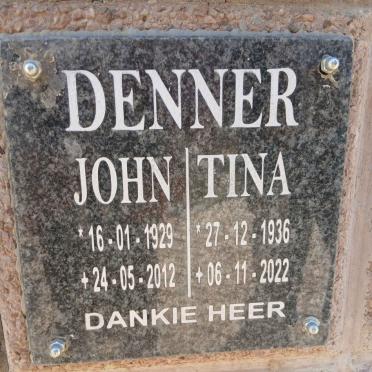 DENNER John 1929-2012 & Tina 1936-2022