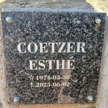 COETZER Esthe 1974-2023