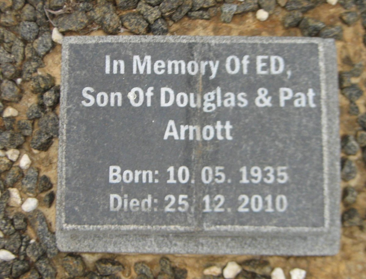 ARNOTT Ed 1935-2010