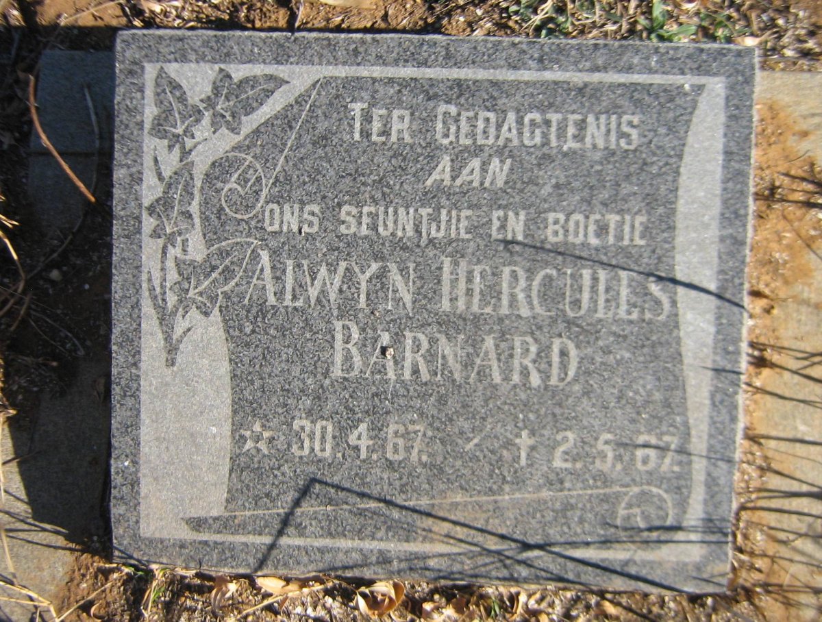BARNARD Alwyn Hercules 1967-1967