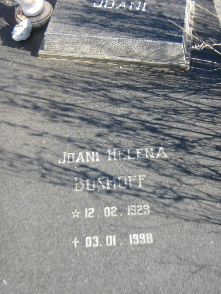 BOSHOFF Joani Helena 1929-1998