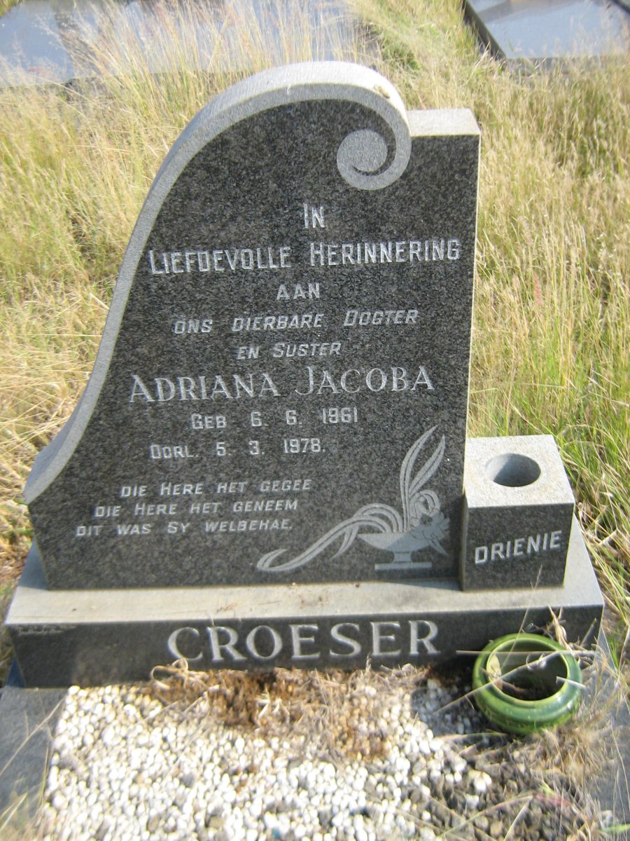 CROESER Adriana Jacoba 1961-1978