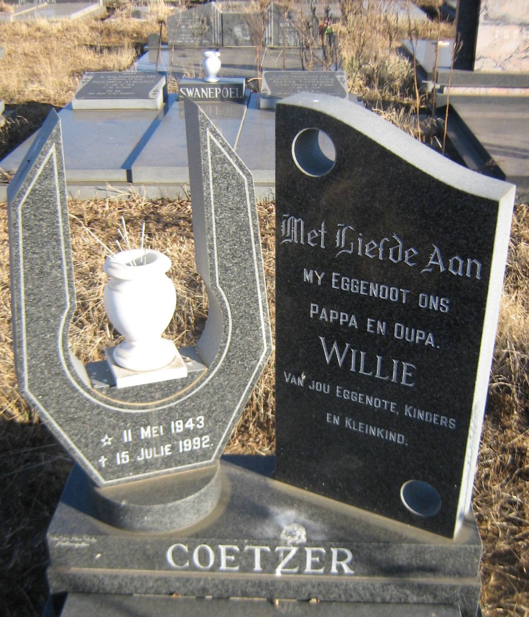 COETZER Willie 1943-1992