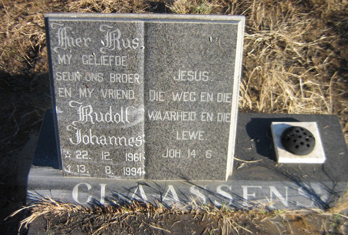 CLAASSENS Rudolf Johannes 1961-1994
