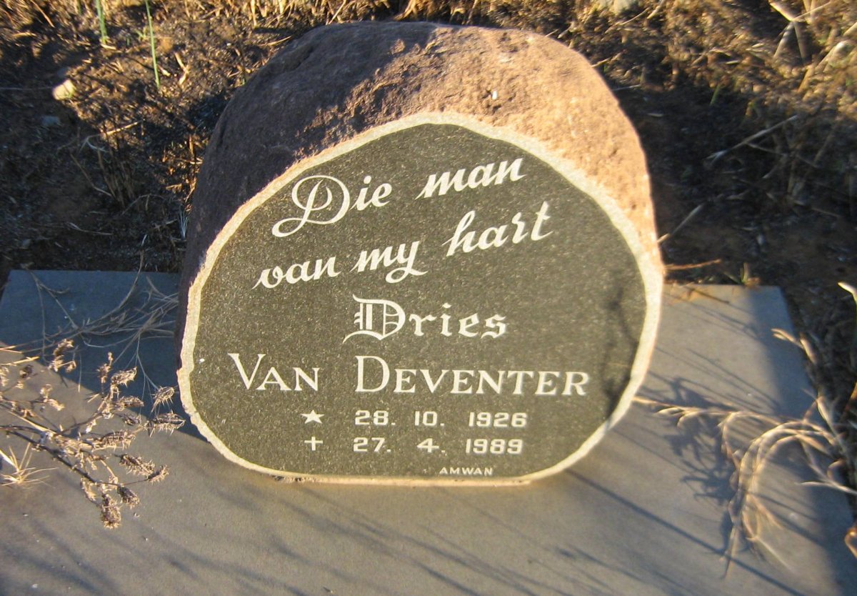 DEVENTER Dries, van 1926-1989