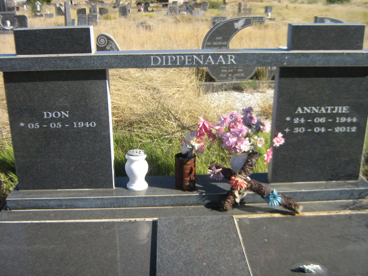 DIPPENAAR Don 1940-  &amp; Annatjie 1944-2012