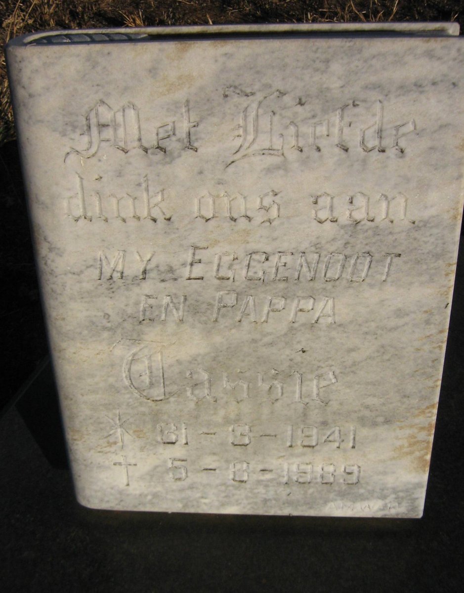 ESTERHUIZEN Cassie 1941-1989