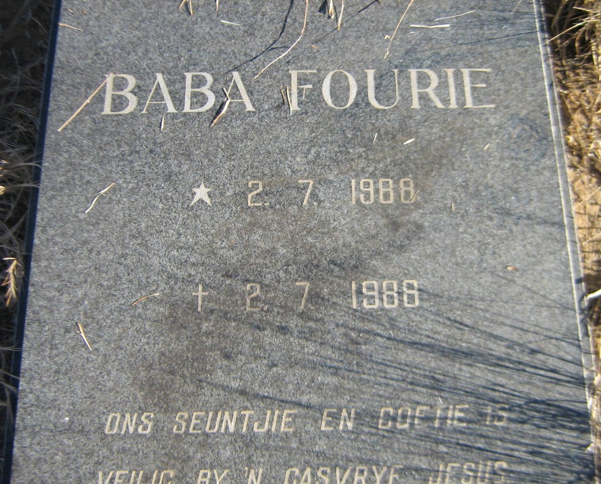 FOURIE 1988-1988