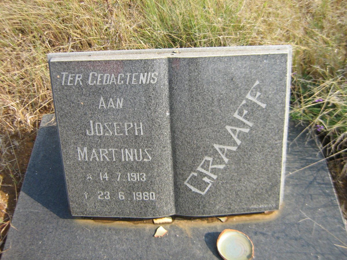 GRAAFF Joseph Martinus 1913-1980