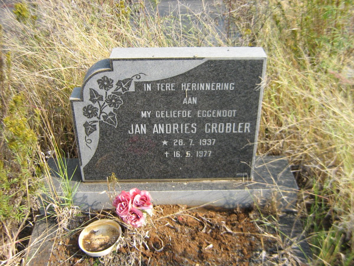 GROBLER Jan Andries 1937-1977