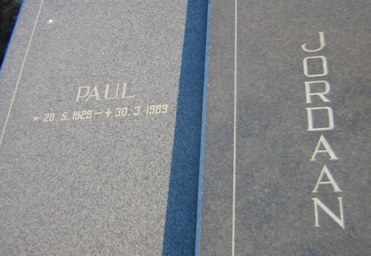JORDAAN Paul 1929-1989