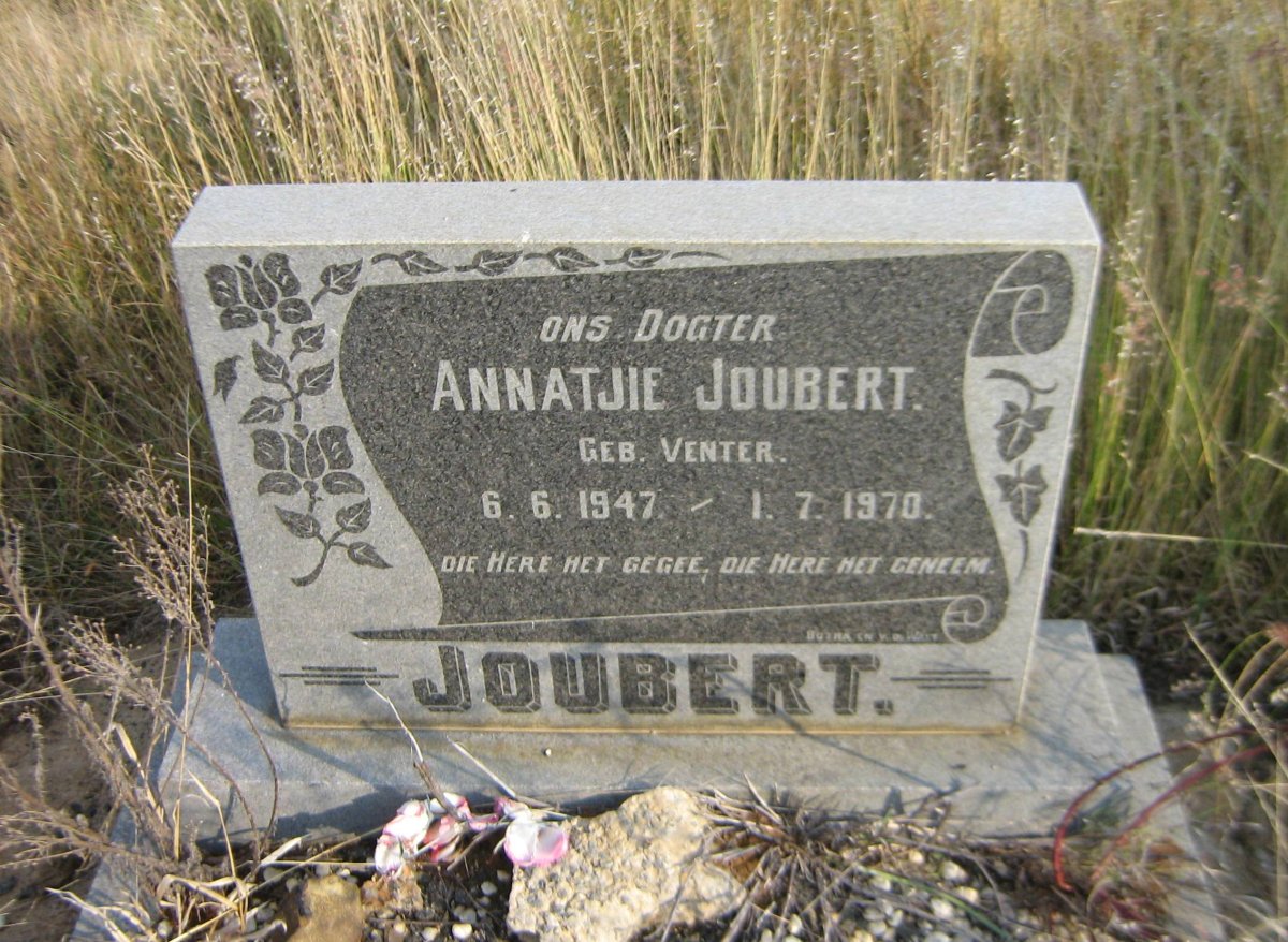 JOUBERT Annatjie nee VENTER 1947-1970
