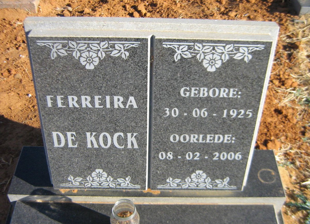 KOCK Ferreira, de 1925-2006