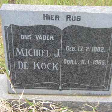 KOCK Michiel J., de 1882-1965