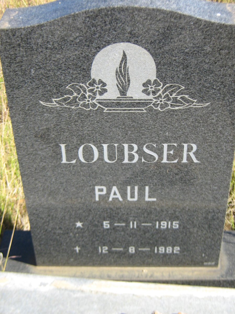 LOUBSER Paul 1915-1982