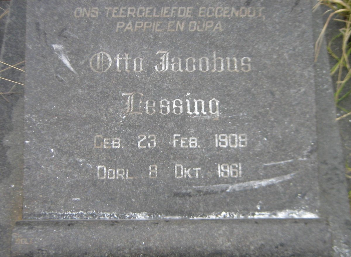 LESSING Otto Jacobus 1908-1961