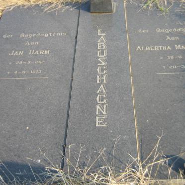 LABUSCHAGNE Jan Harm 1912-1973 &amp; Albertha Magdalena 1910-2001