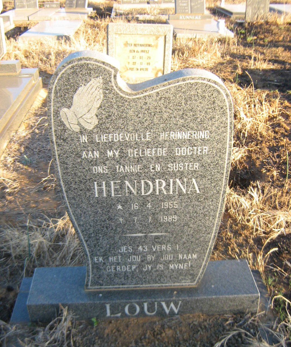LOUW Hendrina 1955-1989