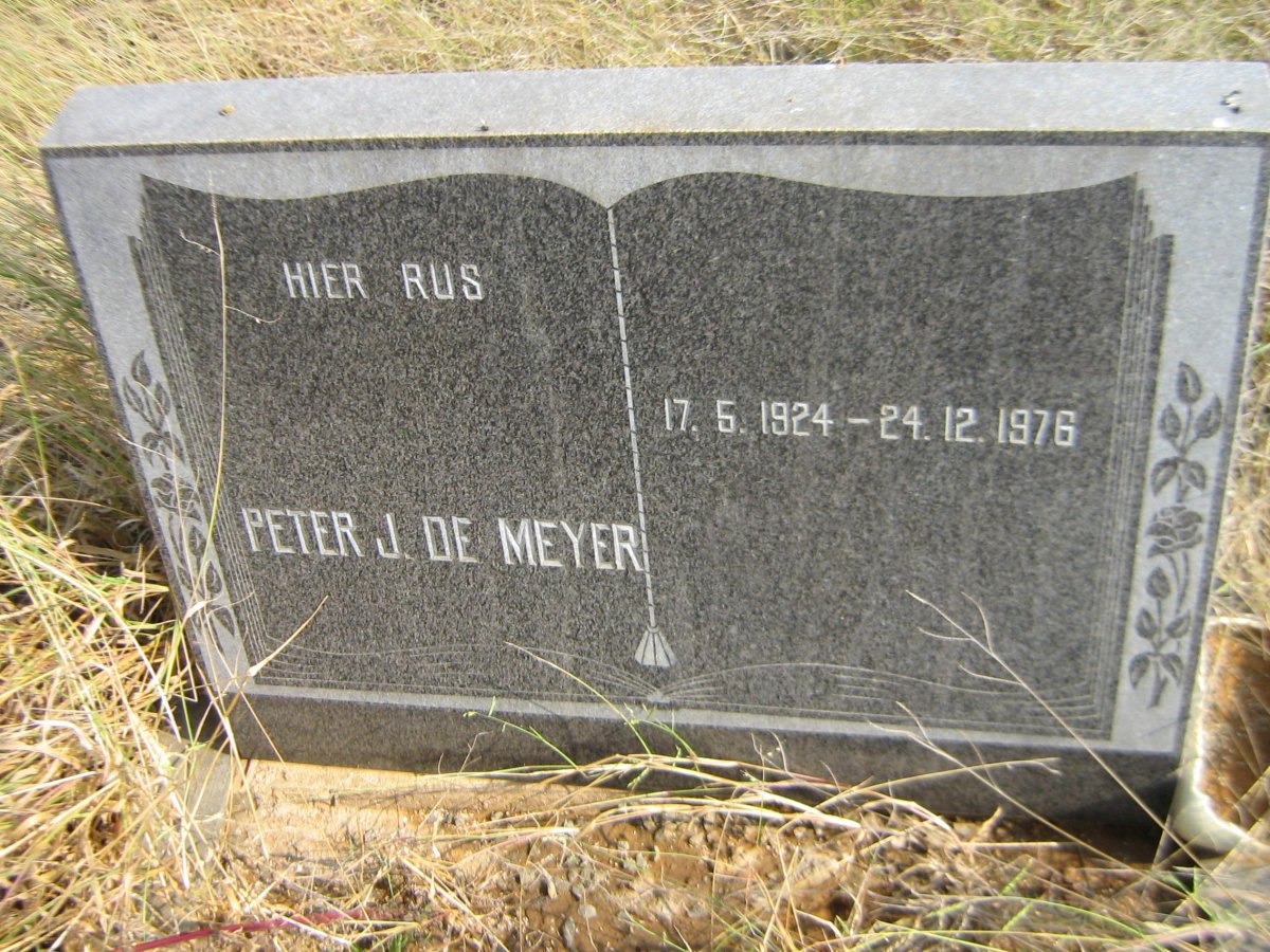 MEYER Peter J., de 1924-1976