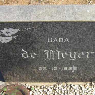 MEYER, de 1958-1958
