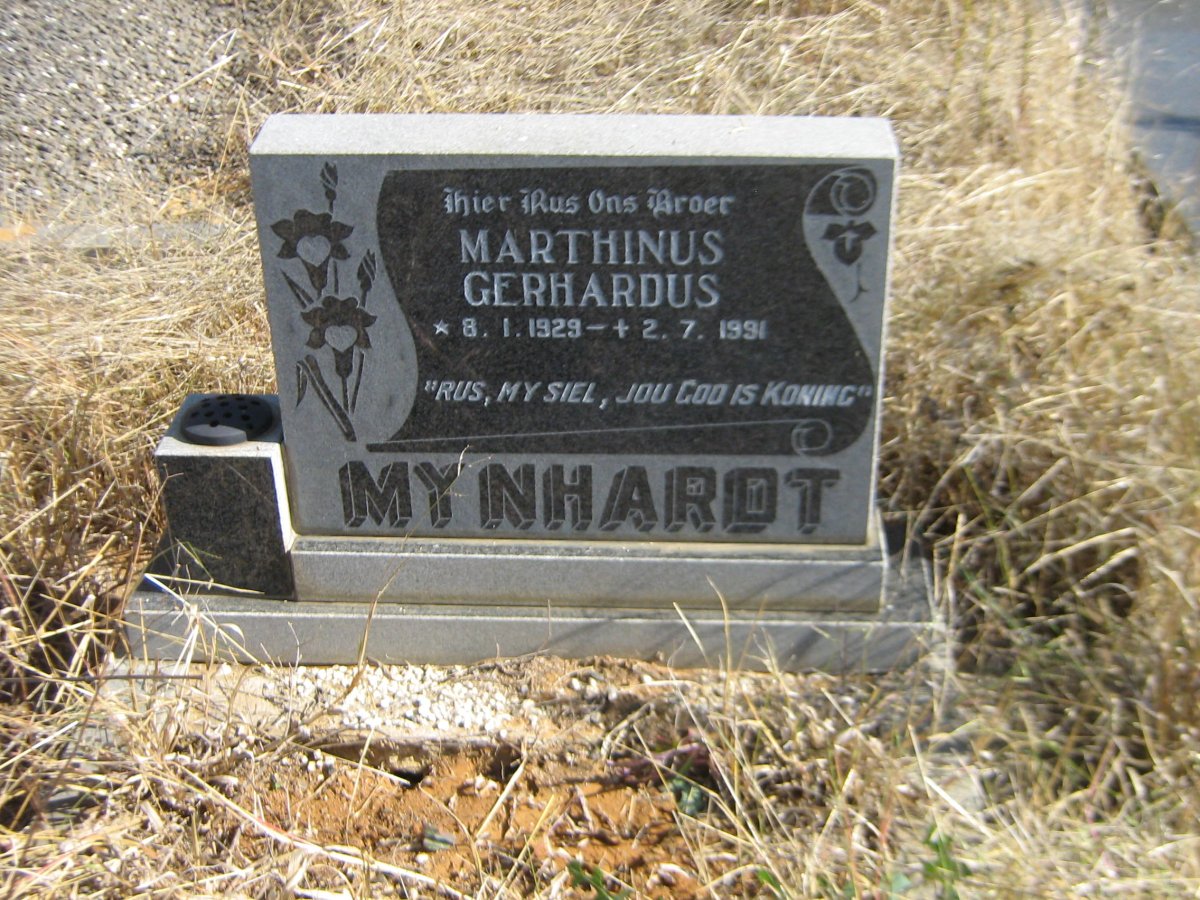 MYNHARDT Marthinus Gerhardus 1929-1991