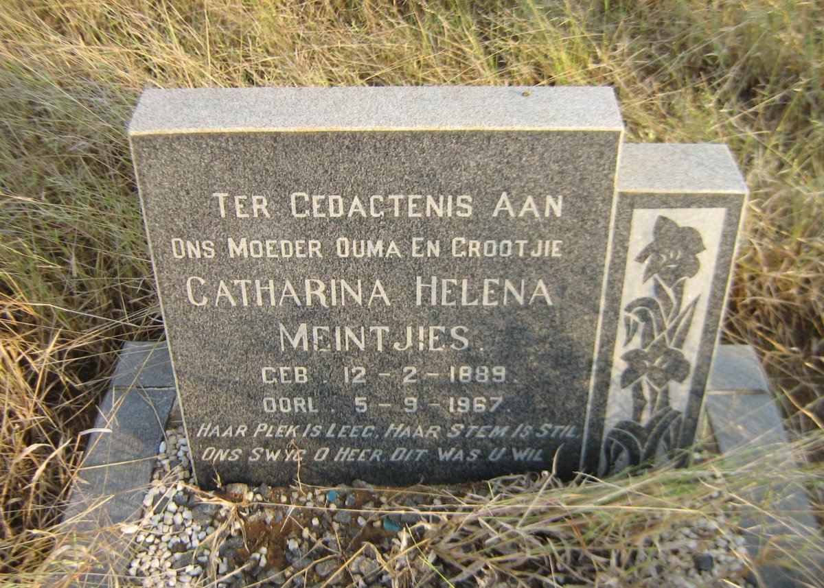 MEINTJIES Catharina Helena 1889-1967