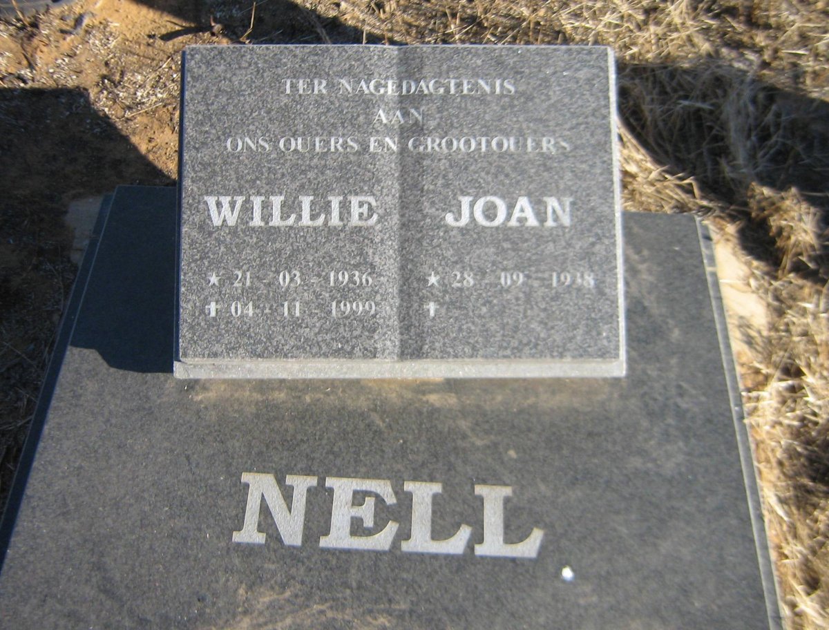 NELL Willie 1936-1999 &amp; Joan 1938-