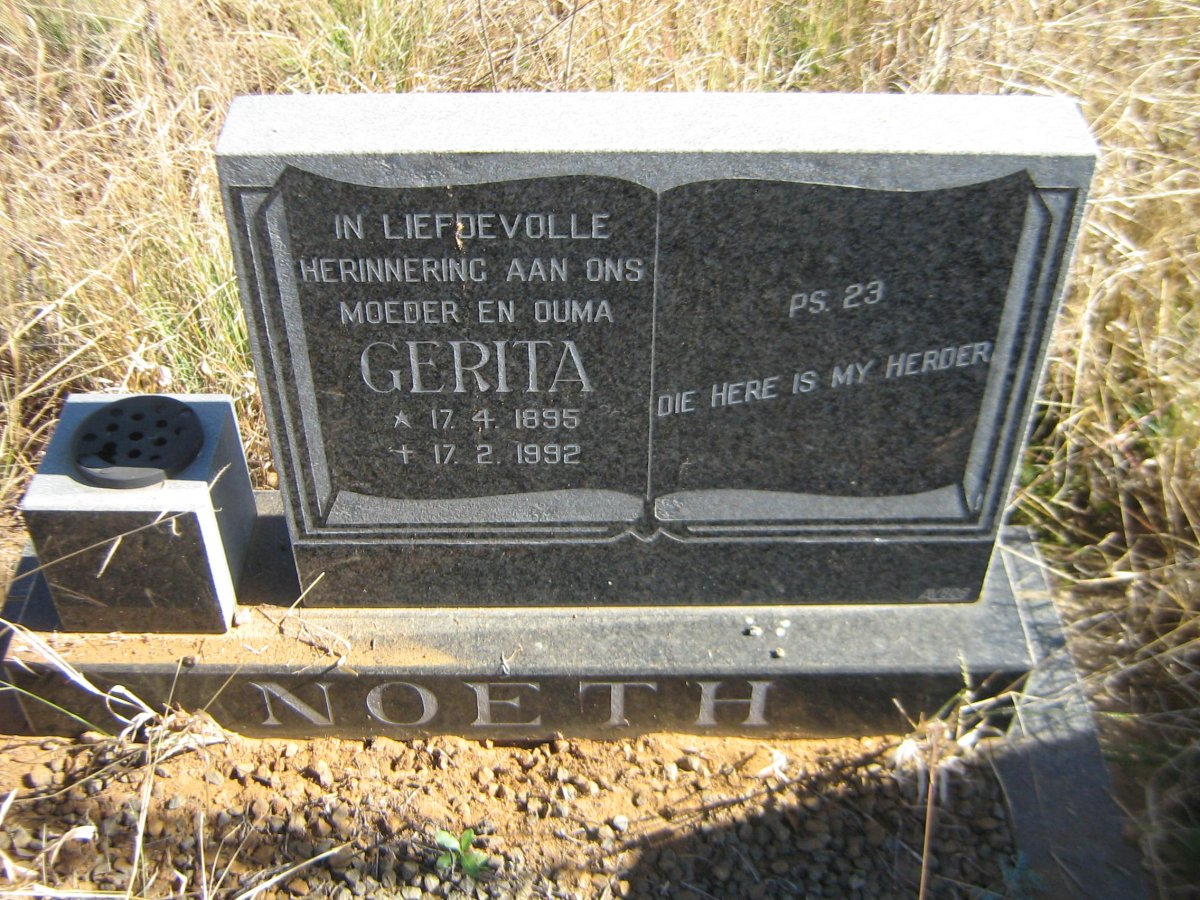NOETH Gerita 1895-1992