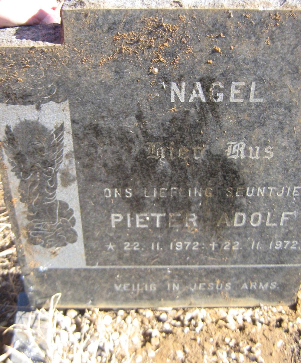 NAGEL Pieter Adolf 1972-1972