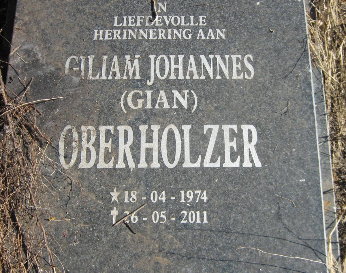 OBERHOLZER Giliam Johannes 1974-2011