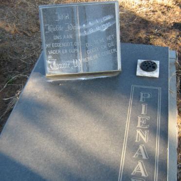 PIENAAR Jannie W. 1916-1995