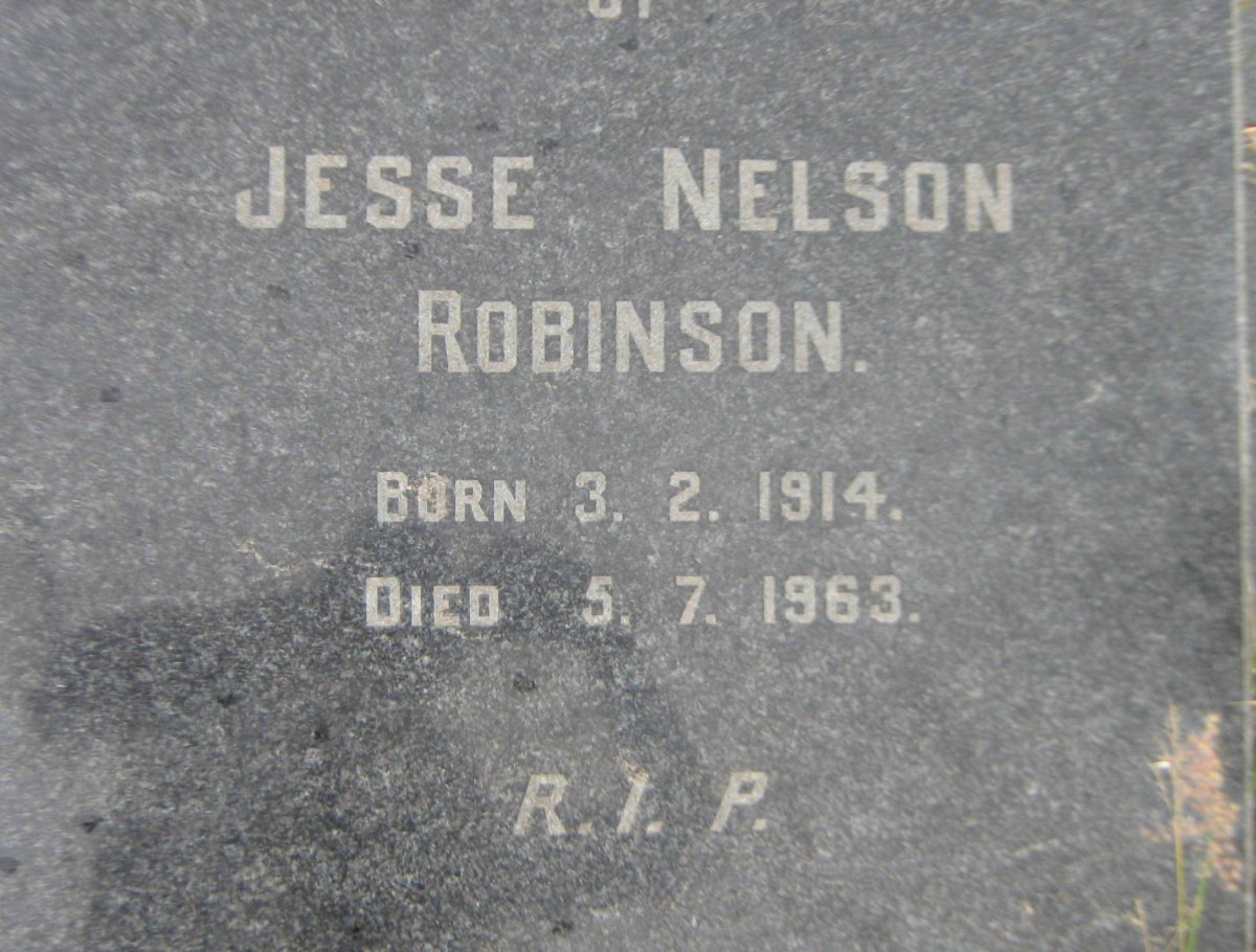 ROBINSON Jesse Nelson 1914-1963