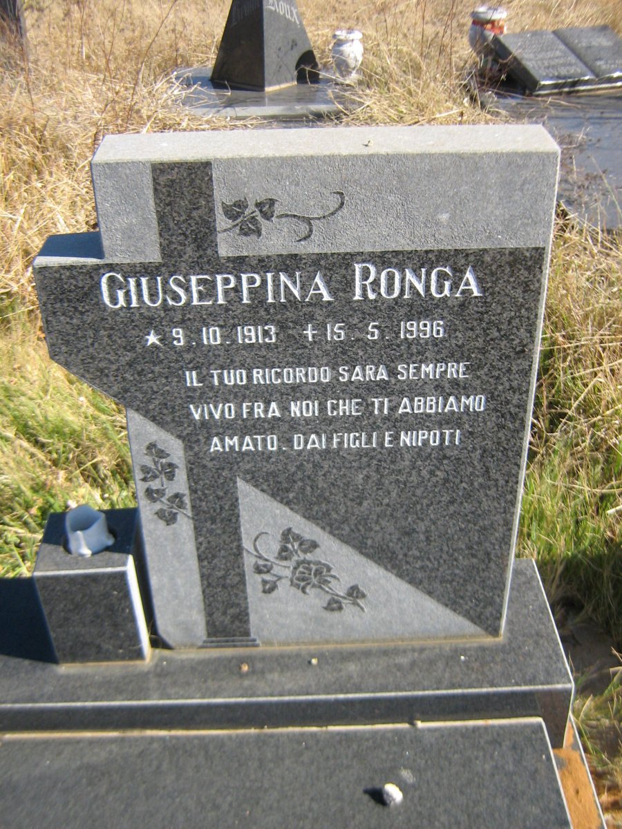 RONGA Giuseppina 1913-1996