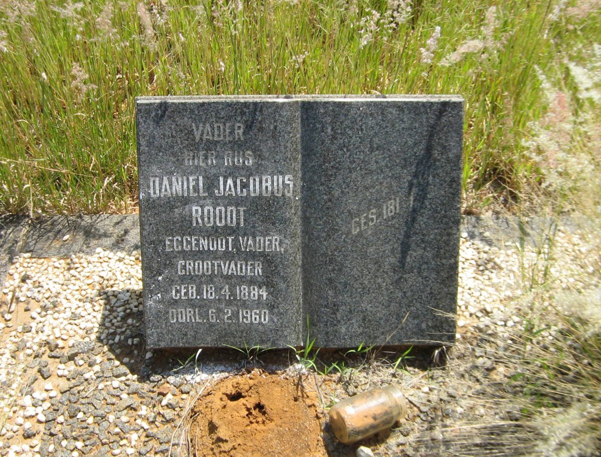ROODT Daniel Jacobus 1884-1960