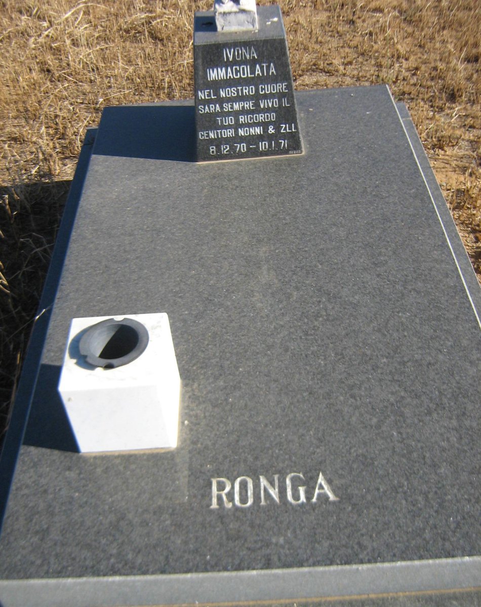 RONGA Immacolata Ivona 1970-1971