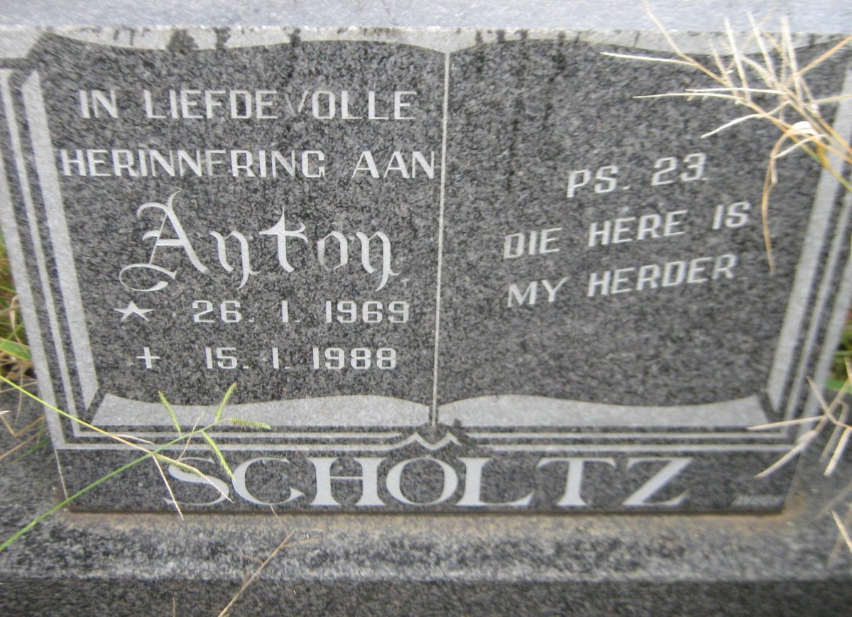 SCHOLTZ Anton 1969-1988
