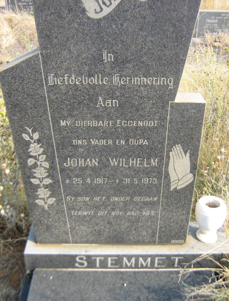 STEMMET Johan Wilhelm 1917-1973