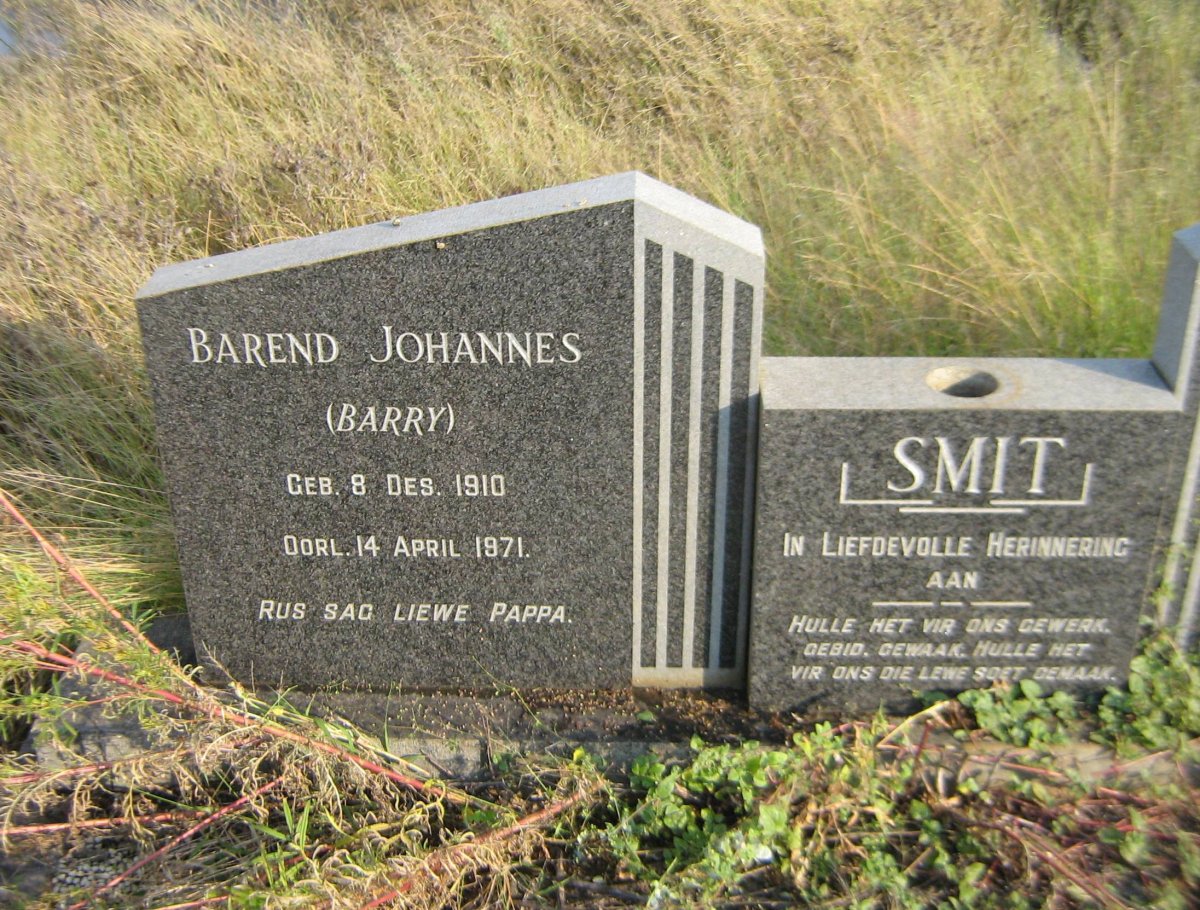 SMIT Barend Johannes 1910-1971