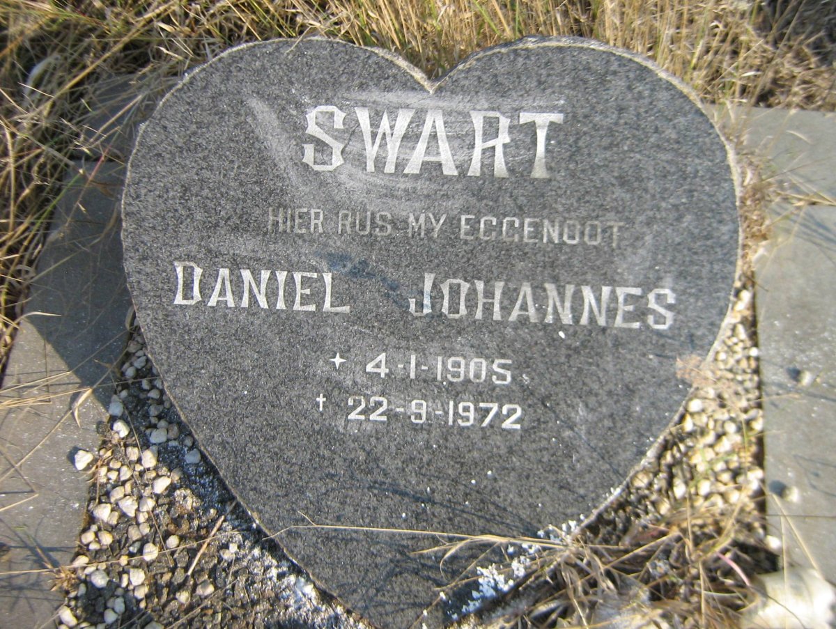 SWART Daniel Johannes 1905-1972