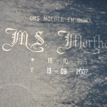 SWANEPOEL M.S. 1915-2007