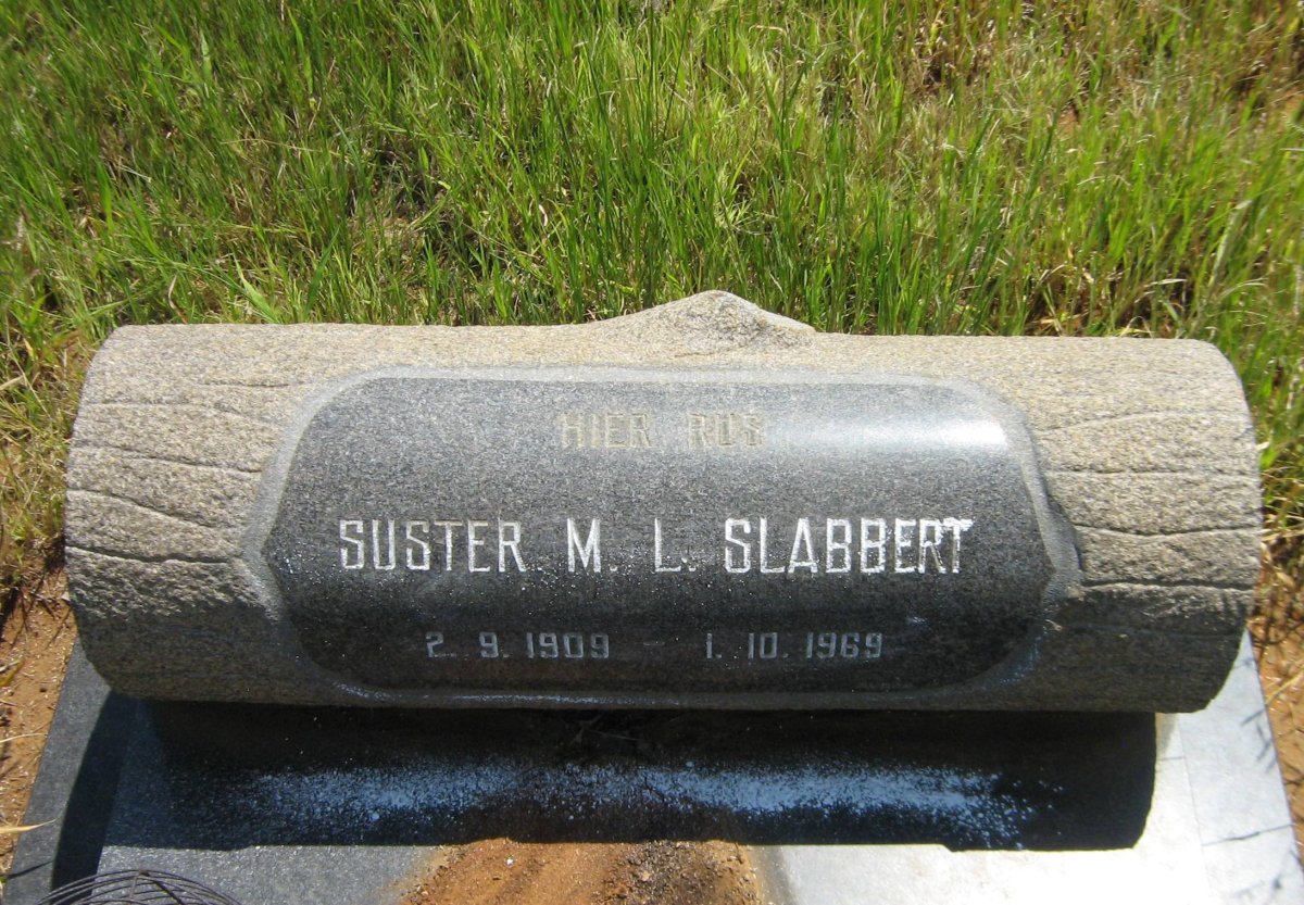 SLABBERT M.L. 1909-1969