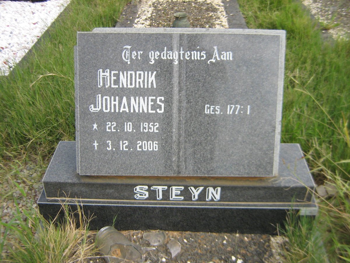 STEYN Hendrik Johannes 1952-2006