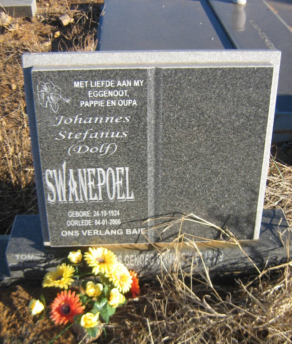 SWANEPOEL Johannes Stefanus 1924-2006
