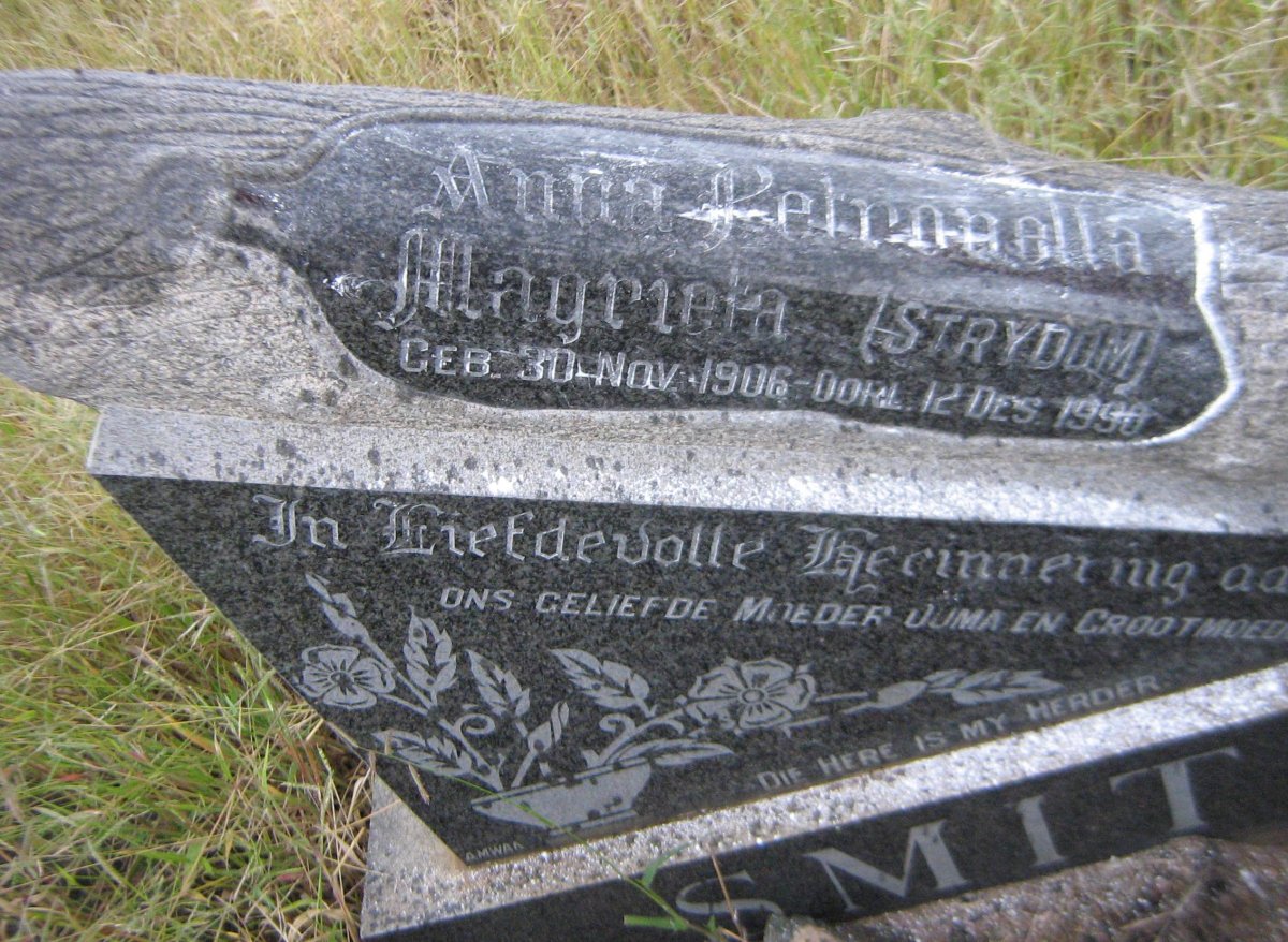 SMIT Anna Petronella Magrieta nee STRYDOM 1906-1990